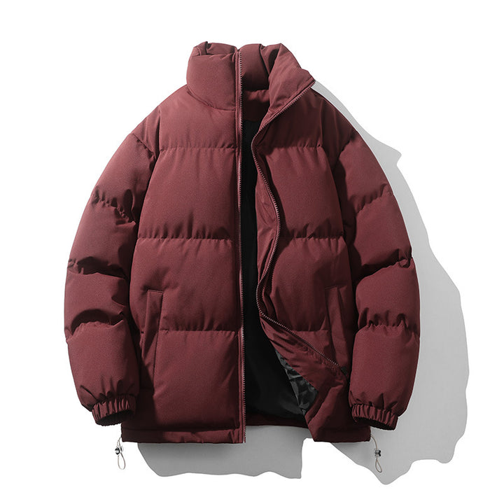 Herren isolierte Pufferjacke mit hohem Kragen und eleganter Passform Echoarchiv