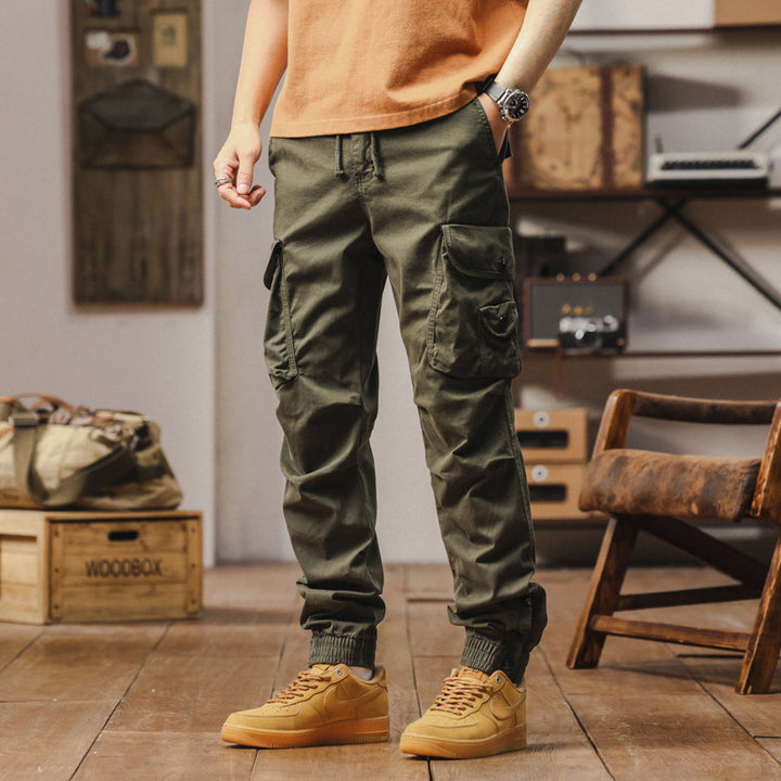 Herren multifunktionale Cargohose mit elastischem Bund und praktischen Taschen Echoarchiv