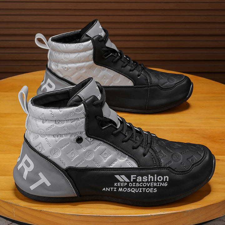 Damen Sportliche High-Top Sneakers mit robuster Sohle und schützendem Material Echo Archiv