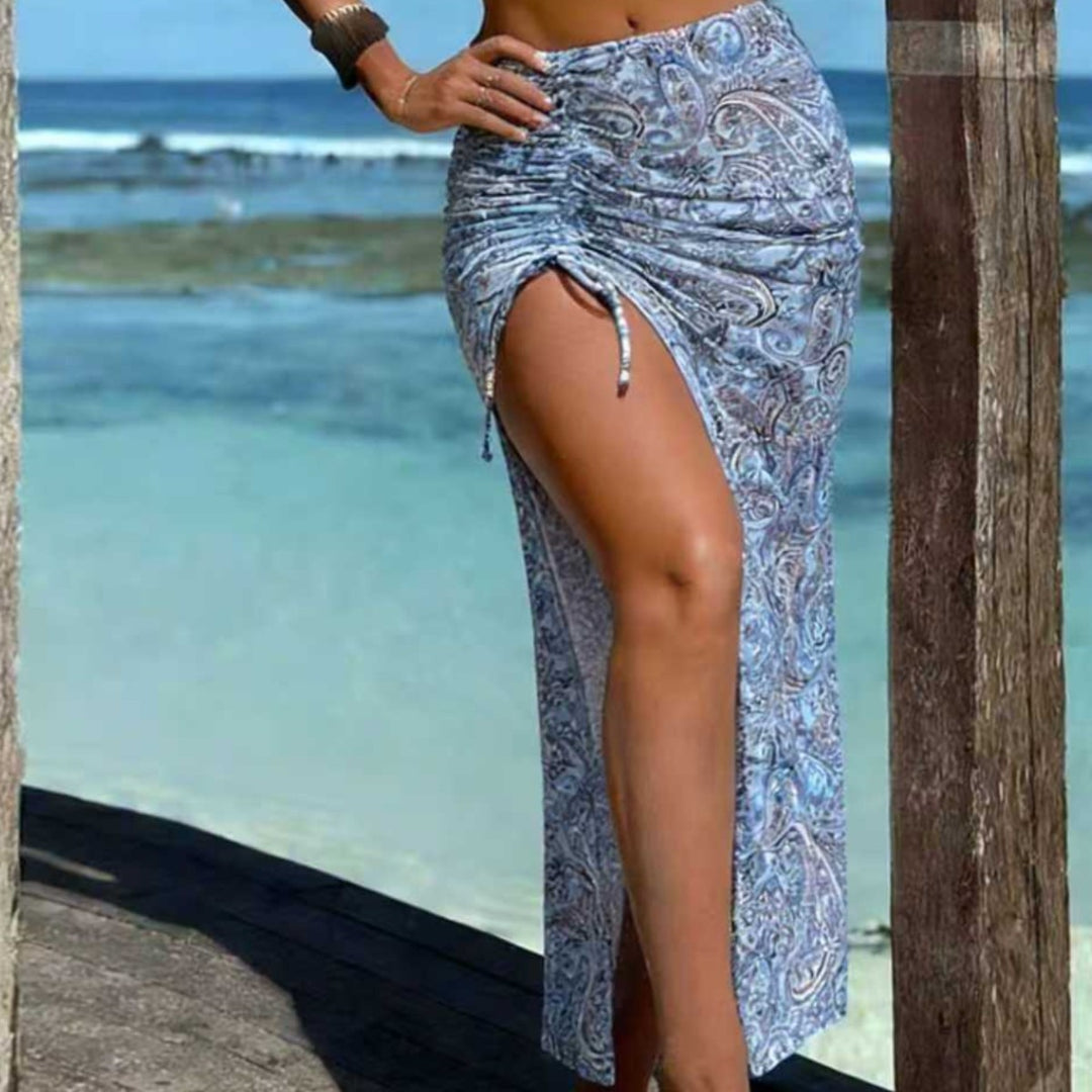 Damen Bandeau-Bikini mit elegantem Wickelrock Echo Archiv