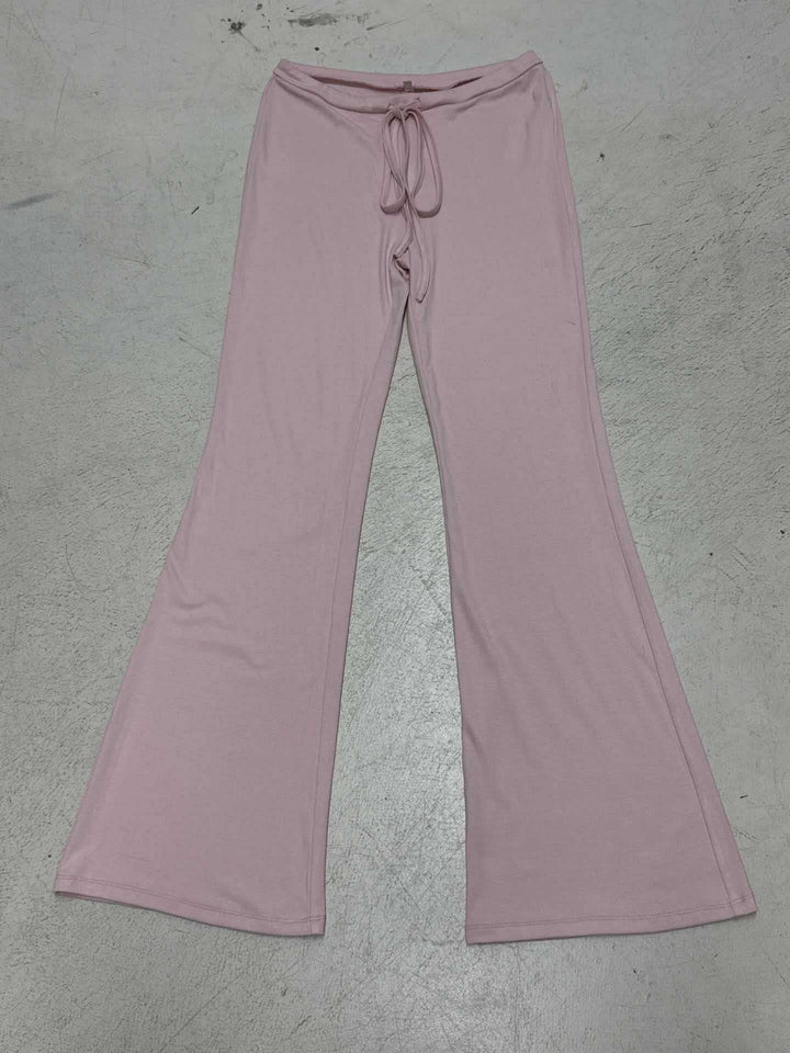 Damen nan ausgestellte Loungehose mit Bindekordel, hohem Komfortbund und weichem Jerseyfall Echo Archiv