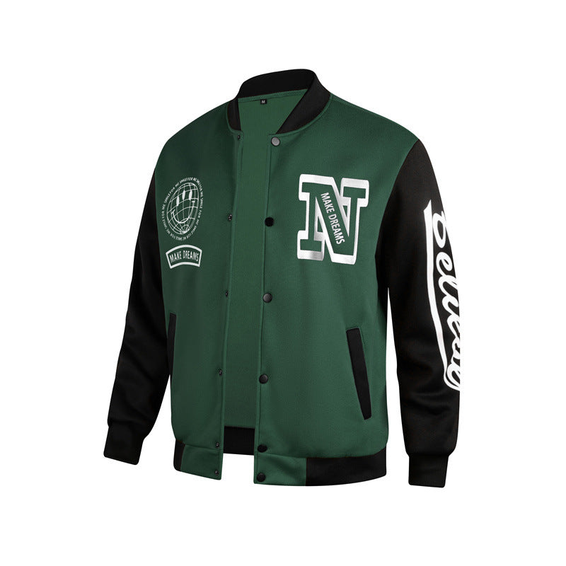Herren Sportliche Collegejacke Echoarchiv