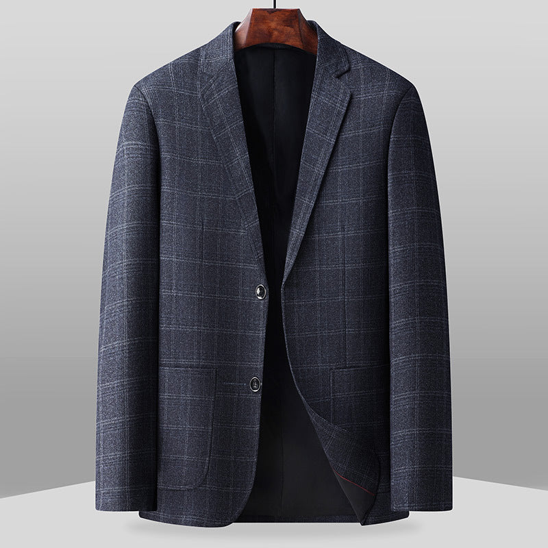 Herren Kariertes Sakko im Casual-Blazer-Stil mit dezenter Struktur Echo Archiv