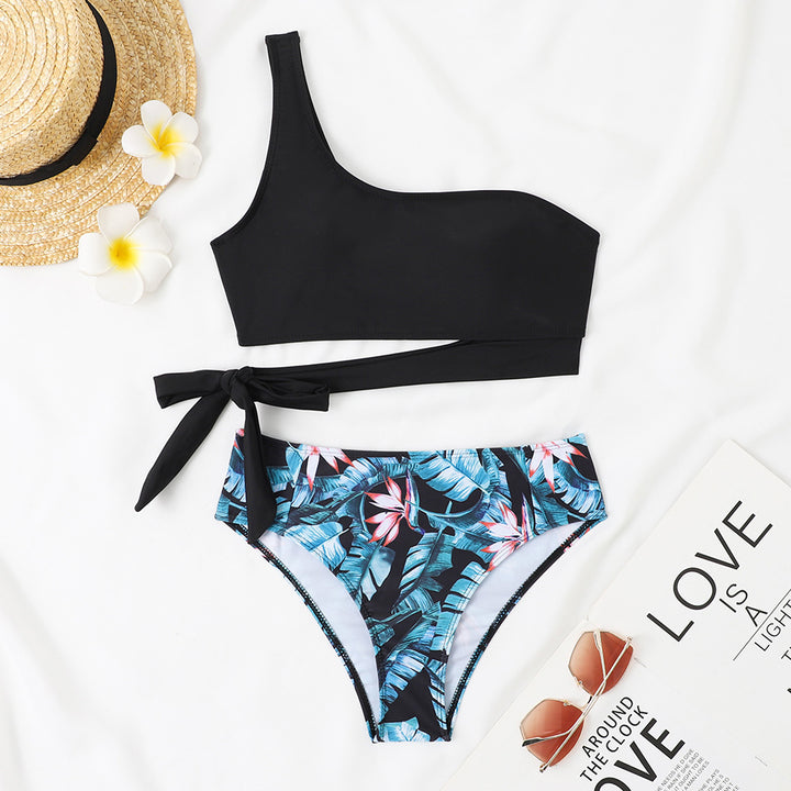 Damen Asymmetrischer Bikini mit verstellbarem Bindegurt Echo Archiv