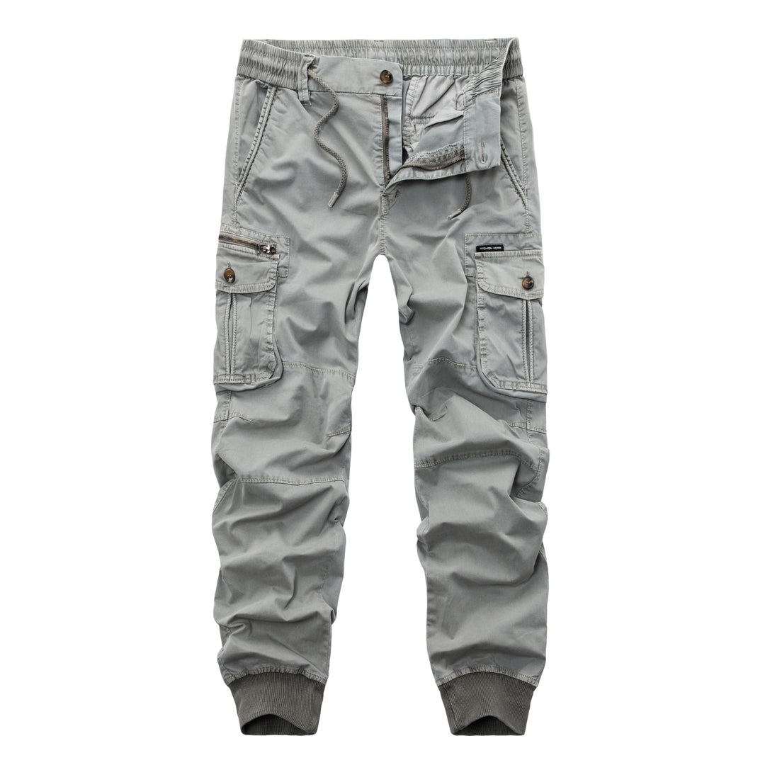 Herren Cargohose mit mehreren praktischen Taschen und elastischem Bund Echoarchiv