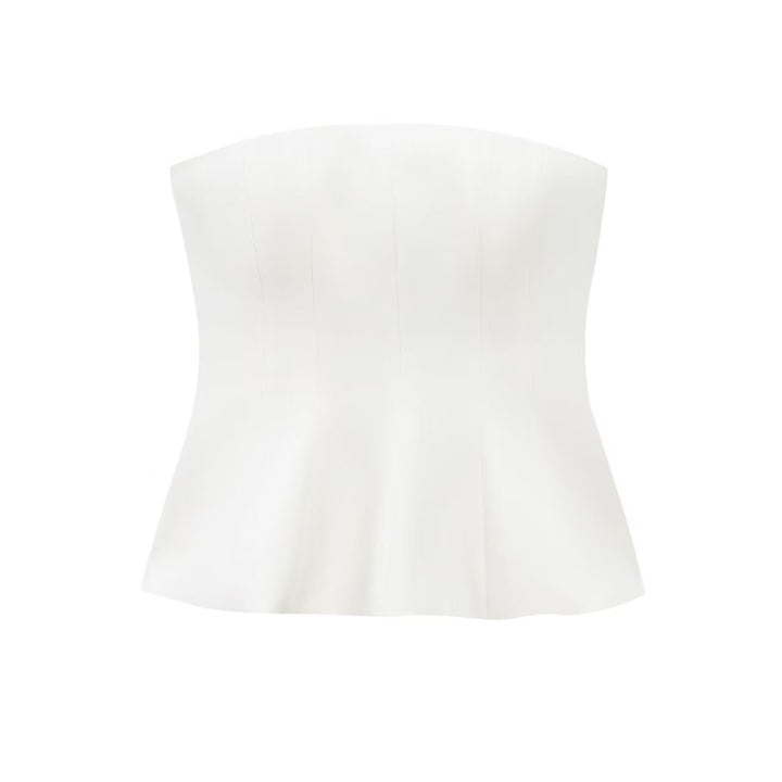 Damen Bustier-Oberteil mit figurformendem Schnitt und elegantem Plissee Echo Archiv