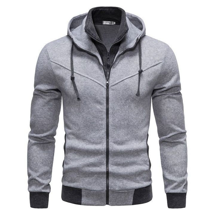 Herren sportliche Kapuzenjacke mit modernem Schnitt und praktischen Reißverschlusstaschen Echoarchiv