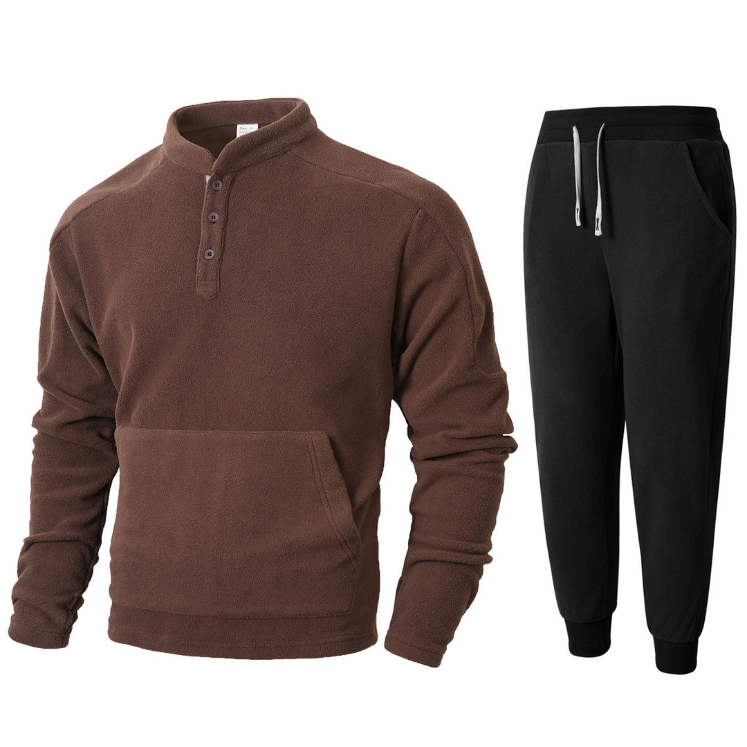 Herren Fleece Freizeitanzug Echoarchiv