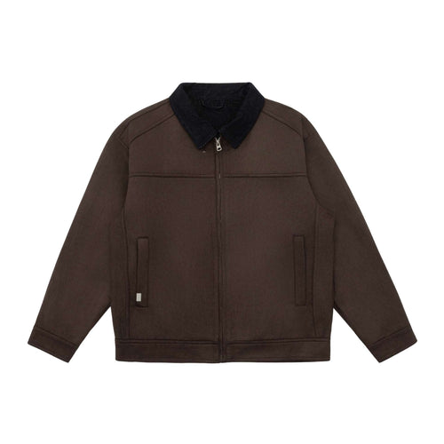 Herren Kurzblouson im Canvas-Workwear-Stil mit Cordkragen Echoarchiv