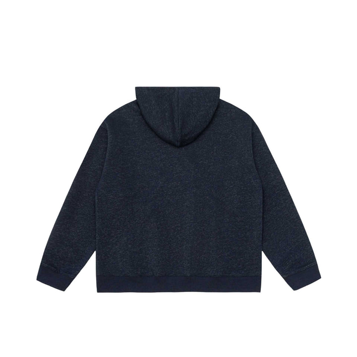Unisex Kapuzen-Halbzip-Sweatshirt im Oversize-Fit mit Kängurutasche Echoarchiv