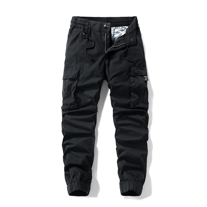Herren Cargo-Jogger im technischen Utility-Design mit elastischem Tunnelzugbund und Mehrfachtaschen Echo Archiv