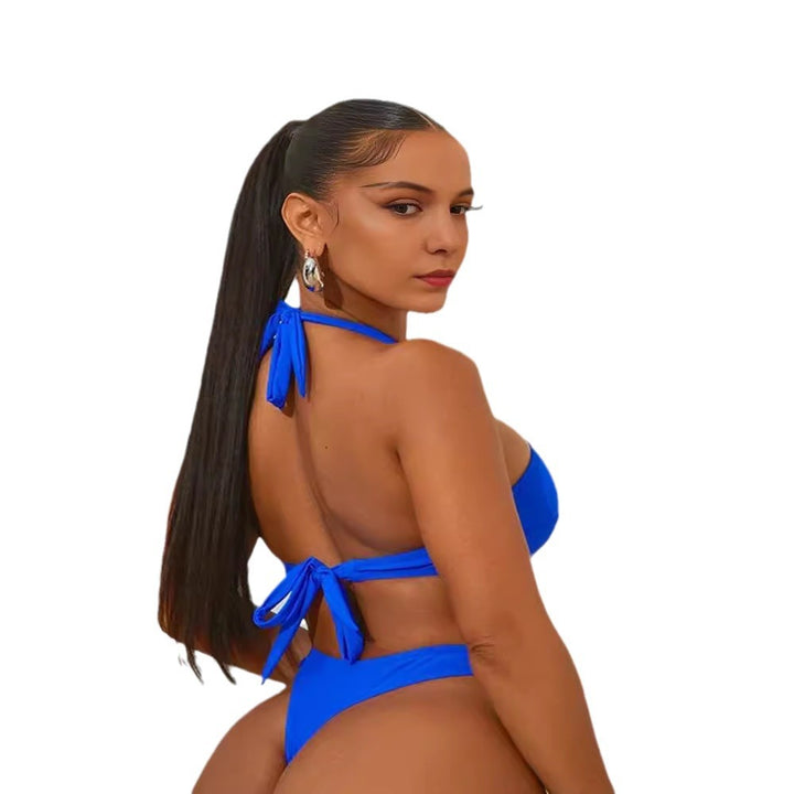 Damen Designer-Bikini mit asymmetrischem Schnitt und Ringdetails Echo Archiv