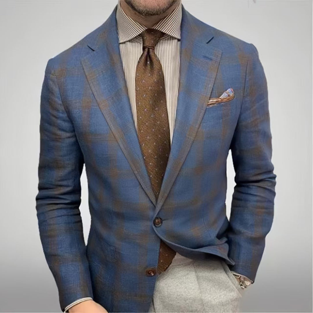 Herren stilvoller karierten Blazer Echoarchiv