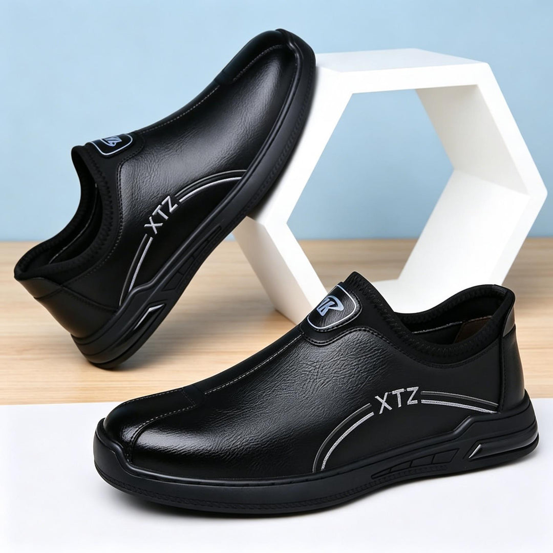 Herren Bequeme Slip-On Ledersneaker Echoarchiv