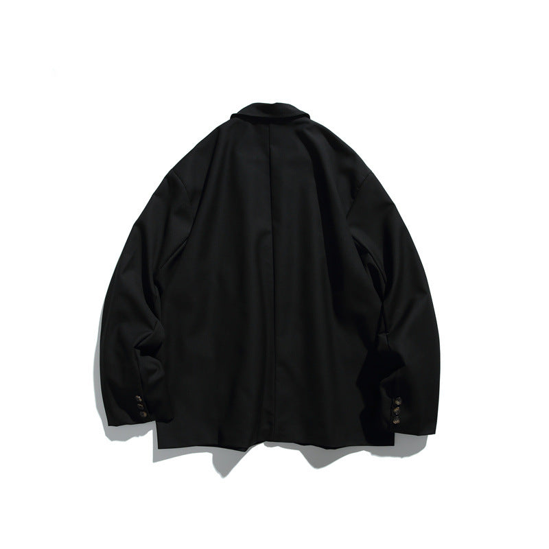 Herren Oversize Sakko aus fallendem Twill mit aufgesetzten Pattentaschen Echoarchiv