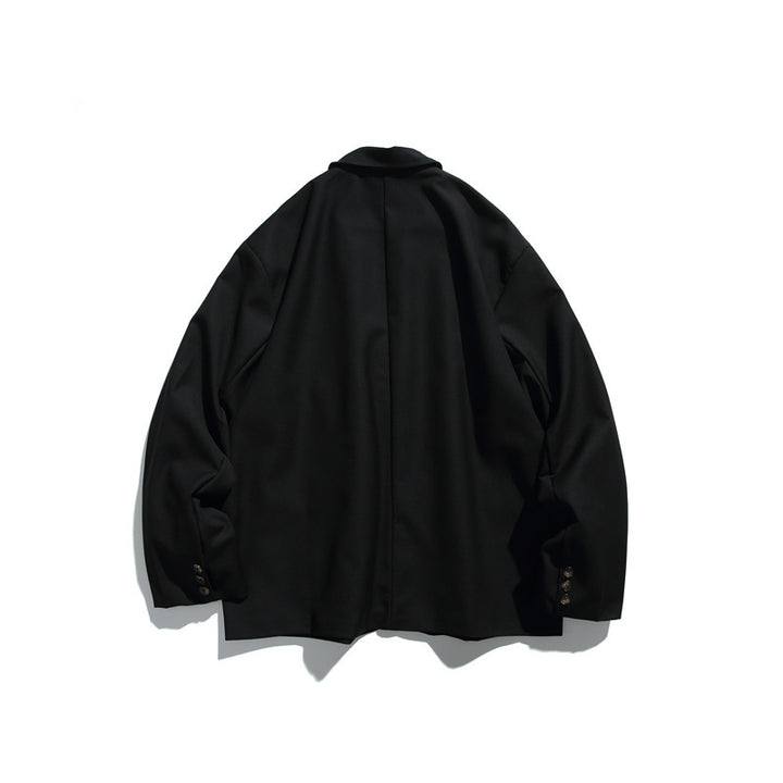 Herren Oversize Sakko aus fallendem Twill mit aufgesetzten Pattentaschen Echoarchiv