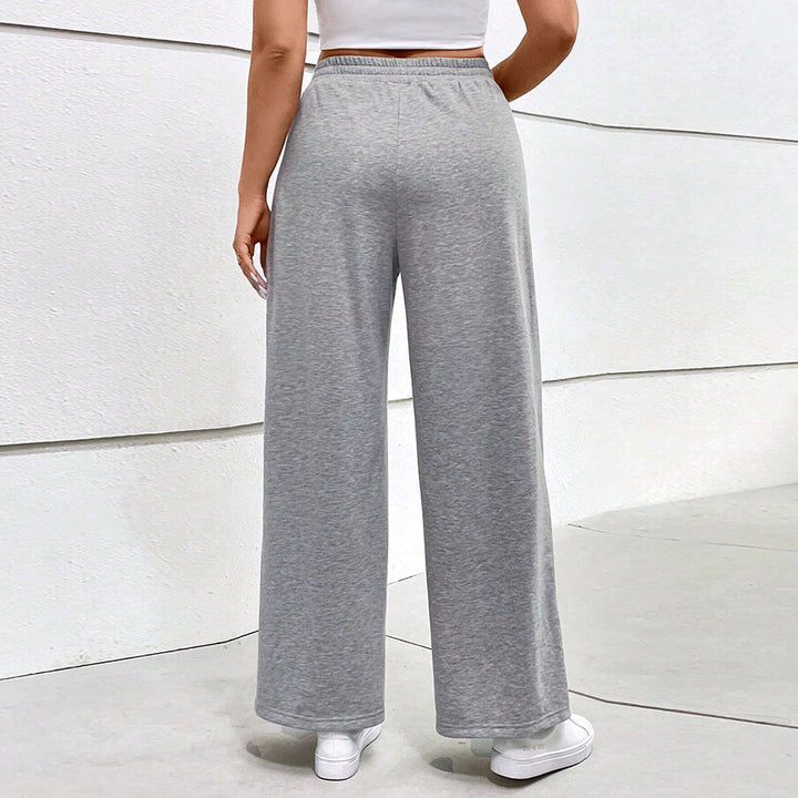 Damen weit geschnittene Freizeithose mit elastischem Bund und Cross-Over-Design Echo Archiv