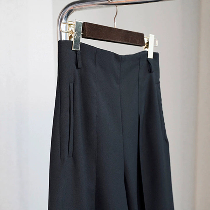 Damen Elegante und weite Stoffhose Echoarchiv