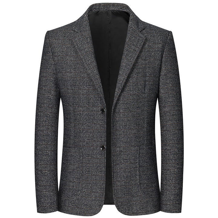 Herren Tailliertes Glencheck-Sakko im City‑Blazer‑Stil mit leichter Innenfütterung Echo Archiv