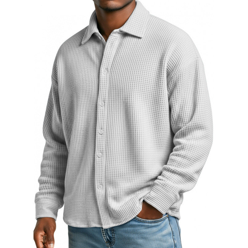 Herren Modische Strickjacke mit hohem Kragen Echoarchiv
