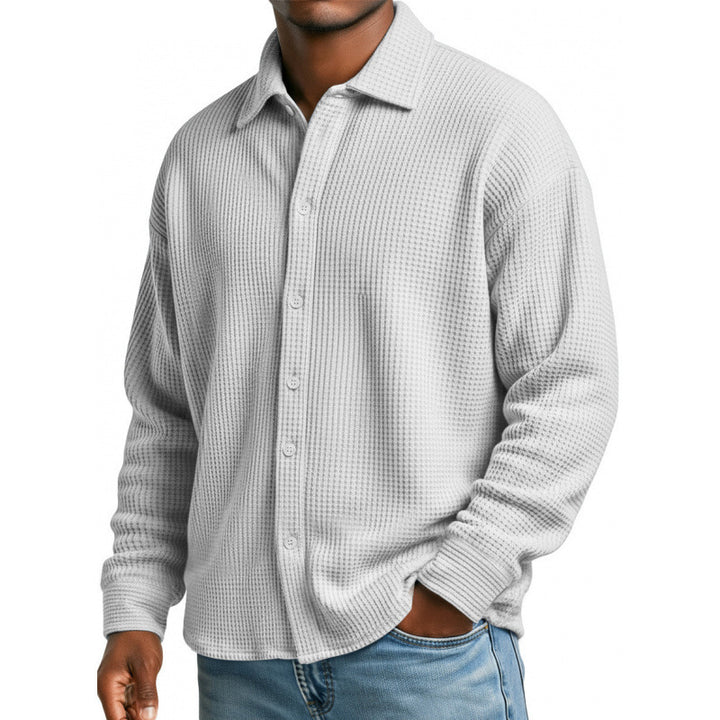 Herren Modische Strickjacke mit hohem Kragen Echoarchiv