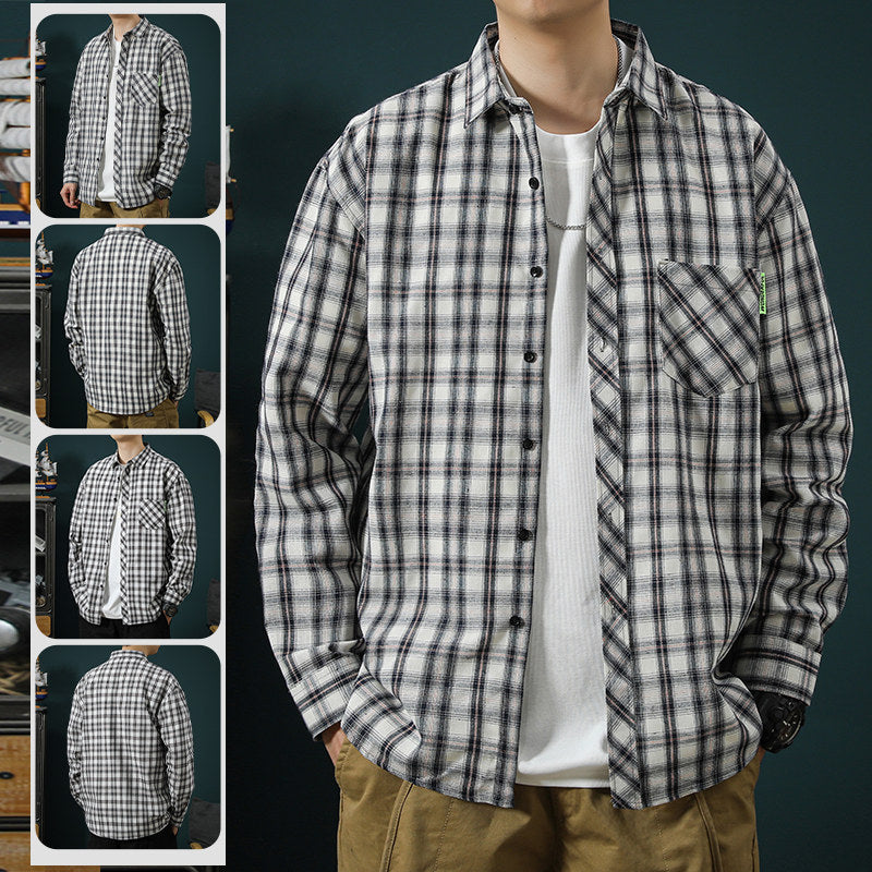 Herren Karierter Flanellshirt Echoarchiv