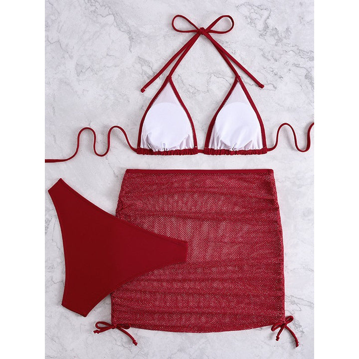 Damen Bikini-Set mit durchscheinendem Rock Echo Archiv