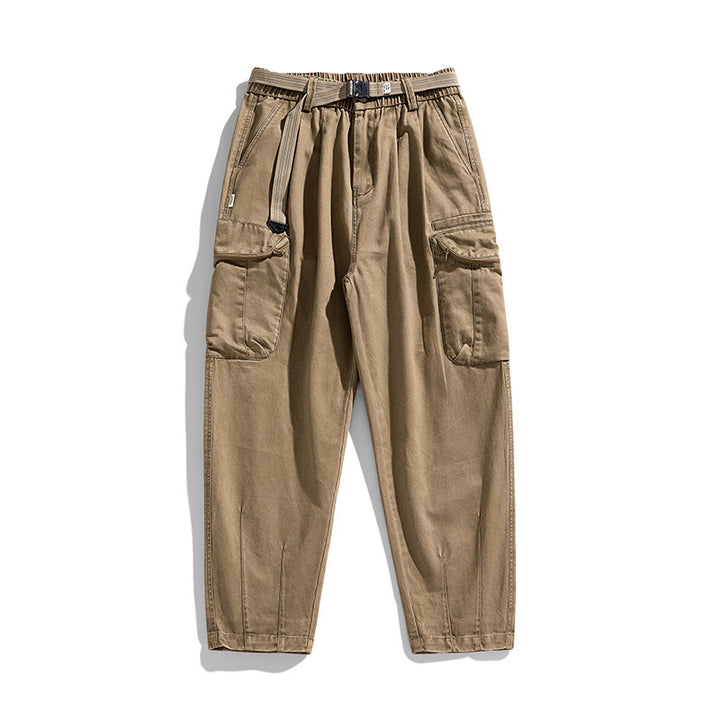 Herren Utility‑Cargo‑Hose im relaxed‑tapered Schnitt mit Elastikbund und großvolumigen Klappentaschen Echo Archiv