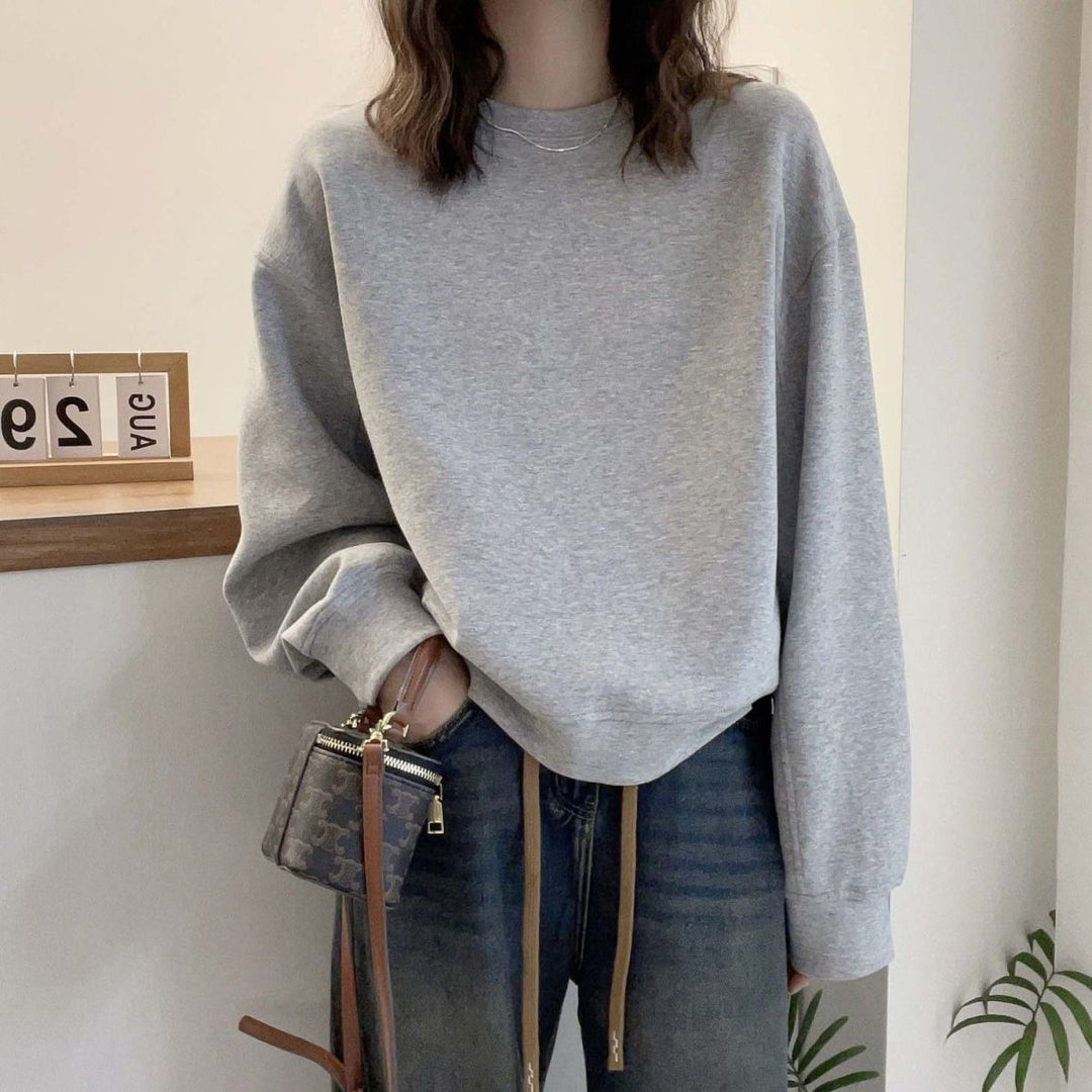 Damen Oversized Sweatshirt mit Kordelzug Echo Archiv