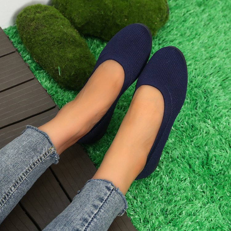 Damen Bequeme Slip-On Ballerinas Echoarchiv