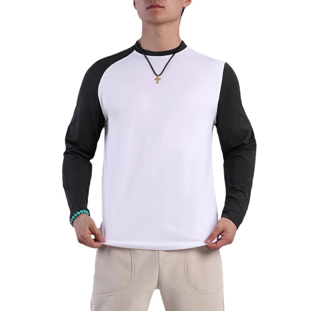 Herren Sport-Langarmshirt mit atmungsaktiven Einsätzen und feuchtigkeitsregulierendem Material Echoarchiv