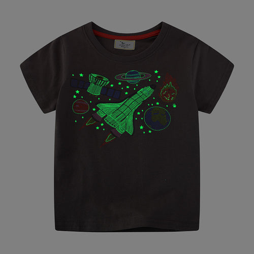 Jungen T-Shirt mit aufregendem Weltraum-Motiv Echo Archiv