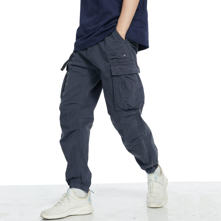 Herren Cargo-Hose mit elastischem Bund und tiefen Taschen Echoarchiv