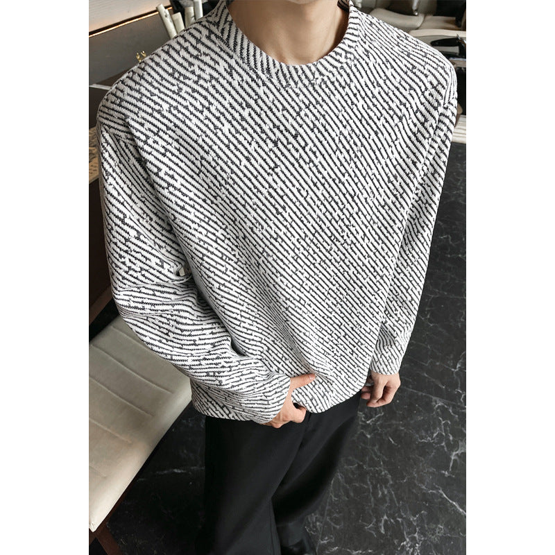 Herren Modischer Oversized Pullover Echo Archive