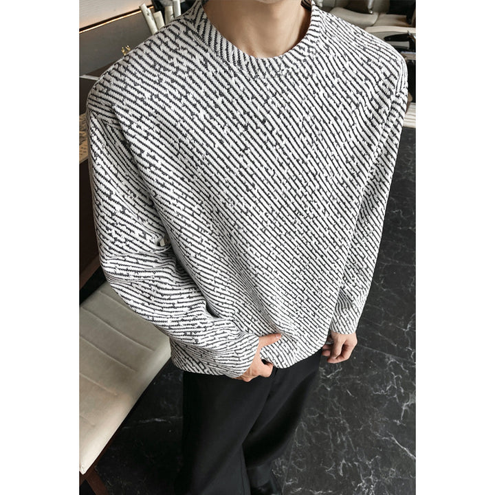 Herren Modischer Oversized Pullover Echo Archive