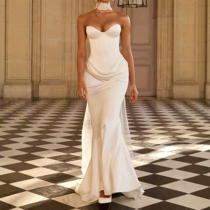 Damen Glamouröses Abendkleid mit taillierter Korsett-Optik Echo Archiv