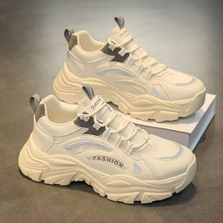 Damen modische chunky Sneakers mit atmungsaktiver Obermaterialstruktur und rutschfester Sohle Echo Archiv