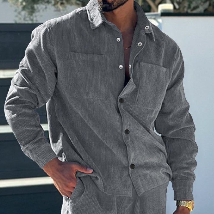 Herren komfortable Outdoor-Jacke mit praktischen Taschen Echoarchiv