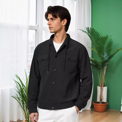 Herren urbane Utility-Jacke mit Reißverschluss Echoarchiv
