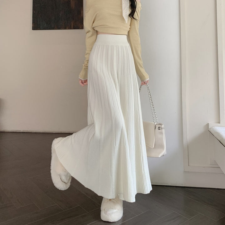Damen Eleganter, plissierter Maxirock Echo Archiv 1787632207