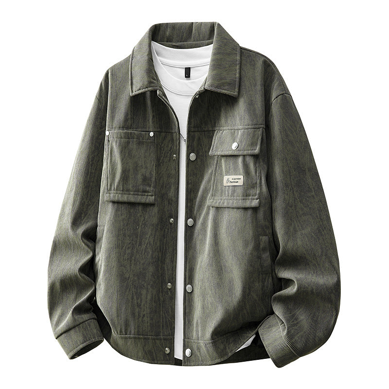 Herren Modische Cargo-Jacke mit praktischen Taschen Echo Archiv