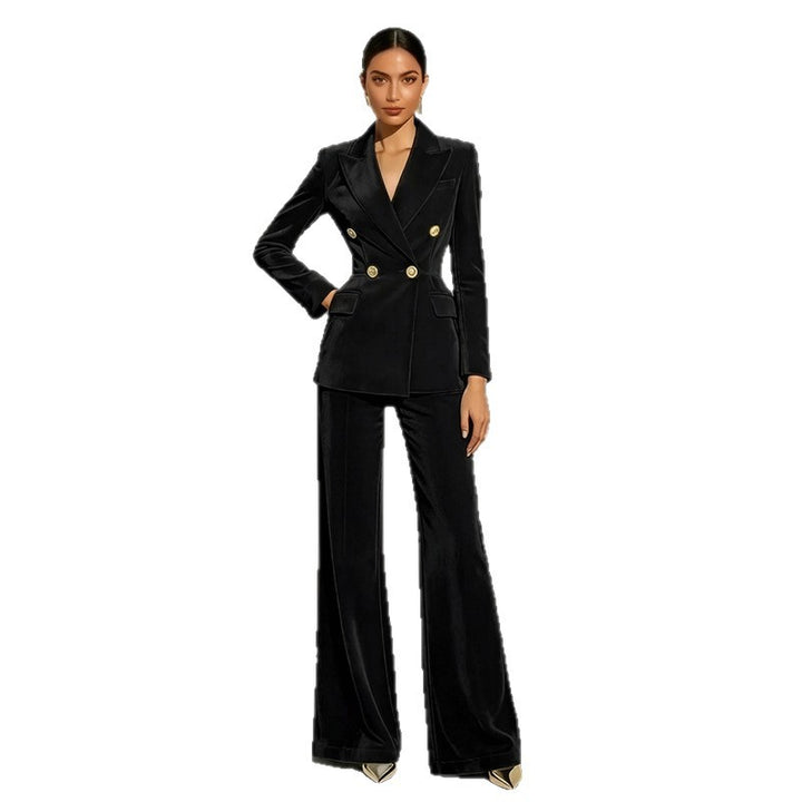 Damen Elegantes und Hochwertiges Samtanzug Echo Archiv