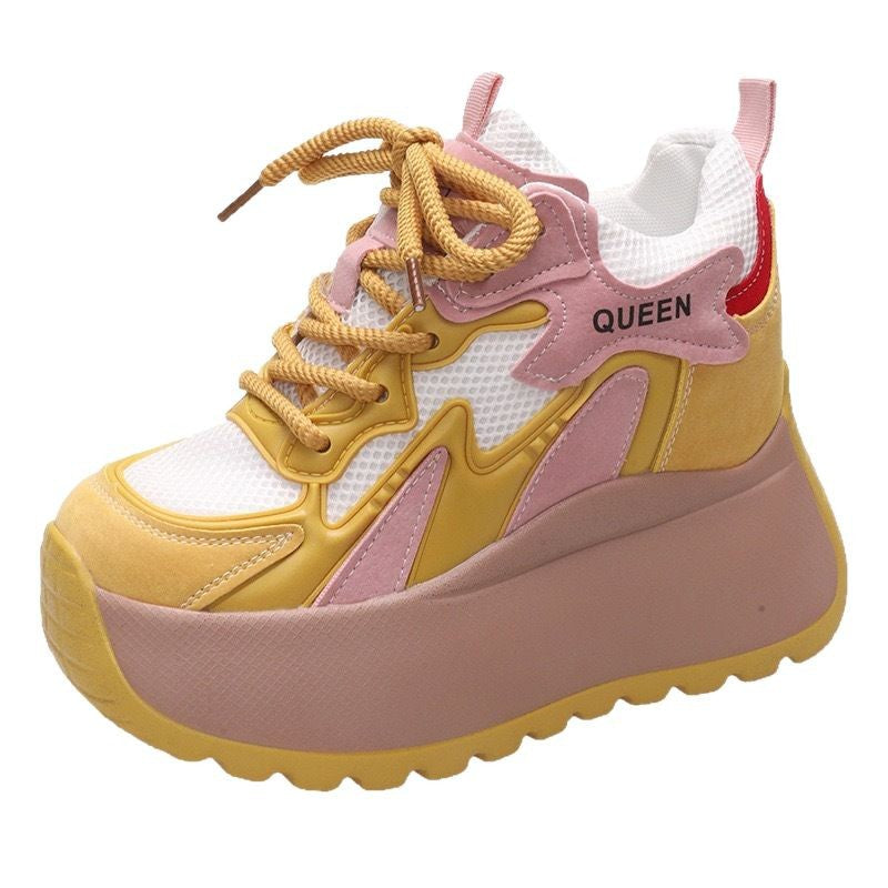Damen Plattform Sneaker mit atmungsaktivem Mesh und sportlichem Design Echo Archiv