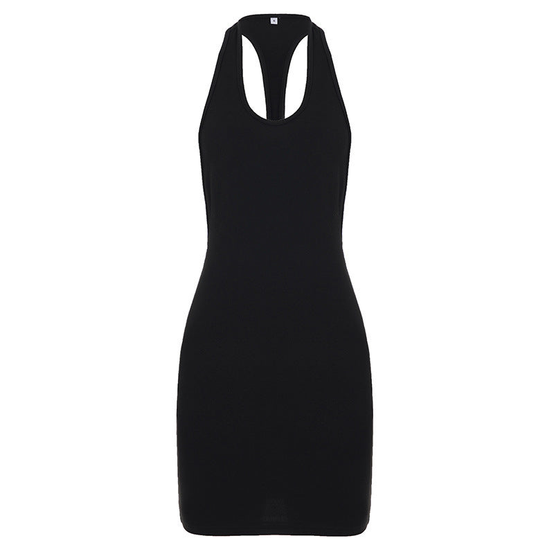 Damen figurbetontes Sportkleid mit Racerback-Design Echo Archiv