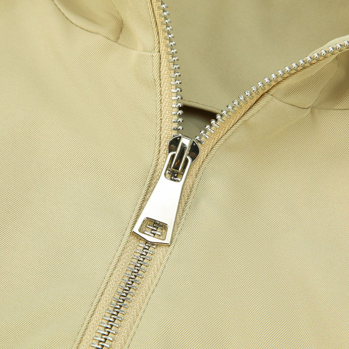 Damen Kapuzen-Bomberjacke mit gerafftem Saum und Eingrifftaschen Echoarchiv