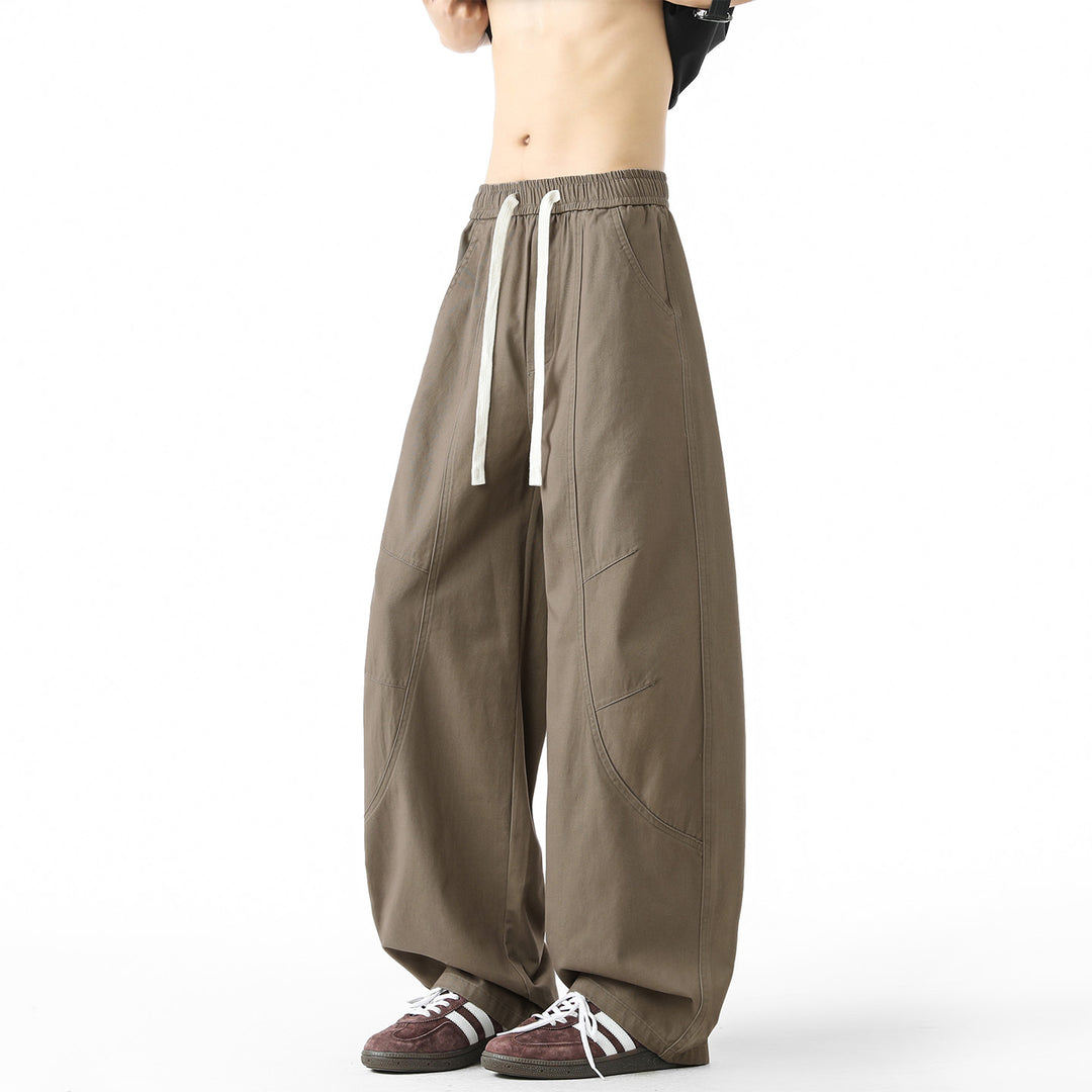 Herren Weite Utility-Cargo-Hose mit großen Klappentaschen & verstärkten Nahtpartien Echoarchiv