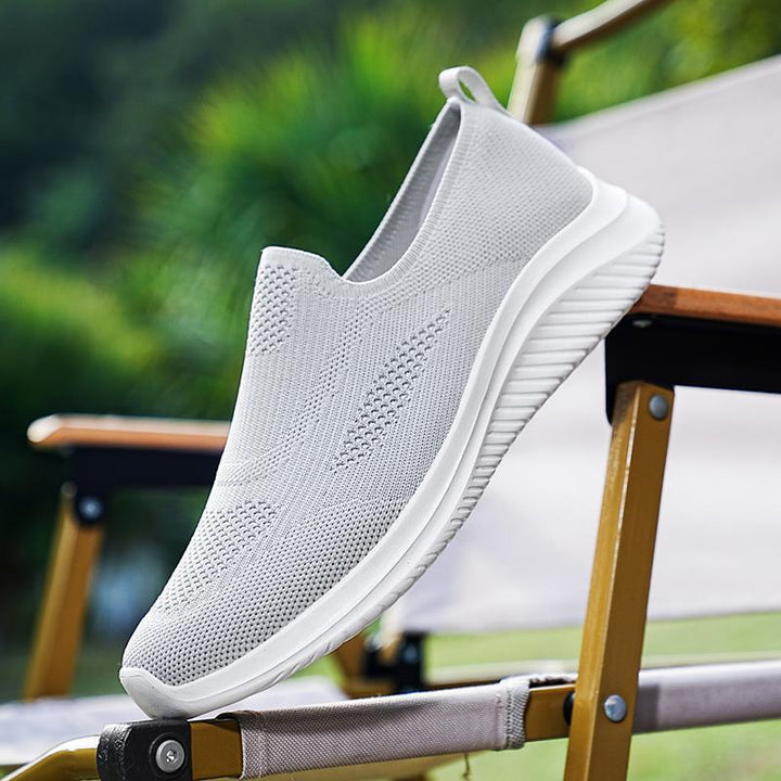 Herren Leichte Slip-On Sport SnEchoarchivkers mit Atmungsaktivem Strickdesign Echoarchiv