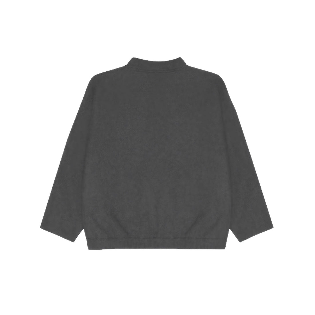 Damen kuschelige Fleece-Bomberjacke mit Stehkragen Rippbund und Druckknopfleiste – Avenza