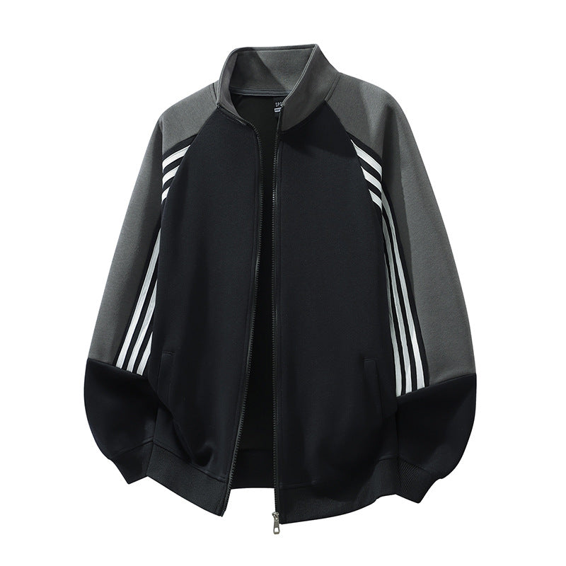Herren Sportliche Übergangsjacke mit hohen Kragen und praktischen Taschen Echo Archiv