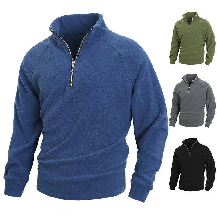 Herren Fleece Pullover mit halbem Reißverschluss Echoarchiv